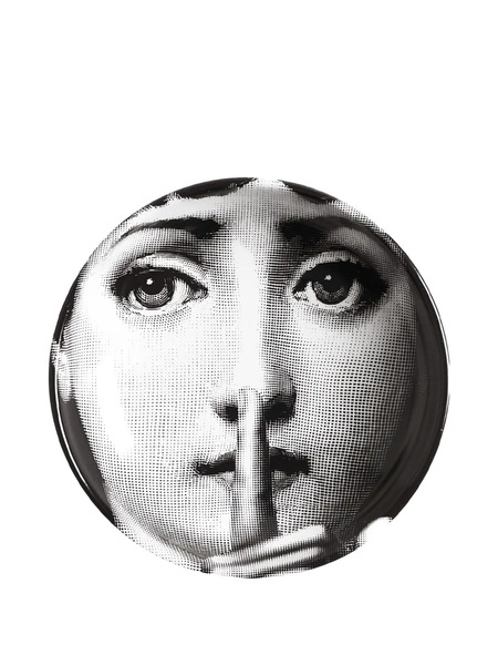  Fornasetti Tema E Variazioni N.334 Ashtray (13cm) - Grey 