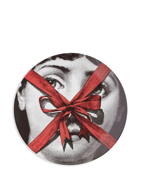 Fornasetti Tema E Variazioni N.171 Plate (26cm) - Black 