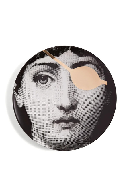  Fornasetti Tema E Variazioni N. 8 Wall Plate - Black 