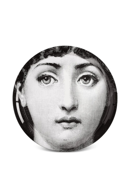  Fornasetti Tema E Variazioni Wall Plate - Black 