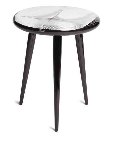  Fornasetti Wood Stool - Grey 