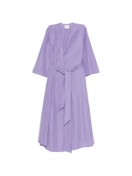  Forte Forte Belted Midi Dress - Purple 