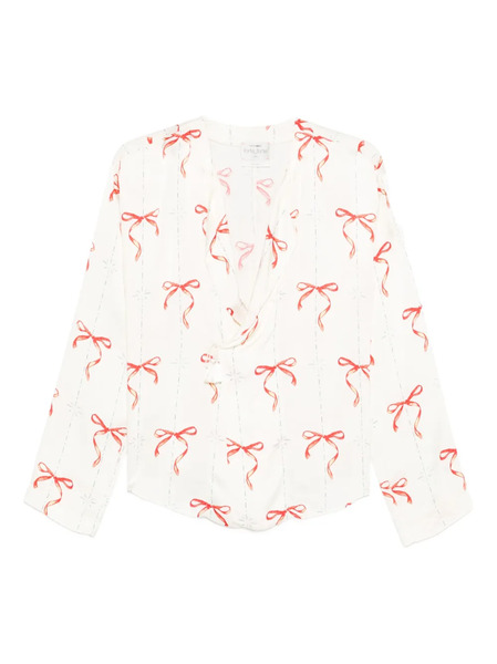  Forte Forte Bow-print Shirt - White 