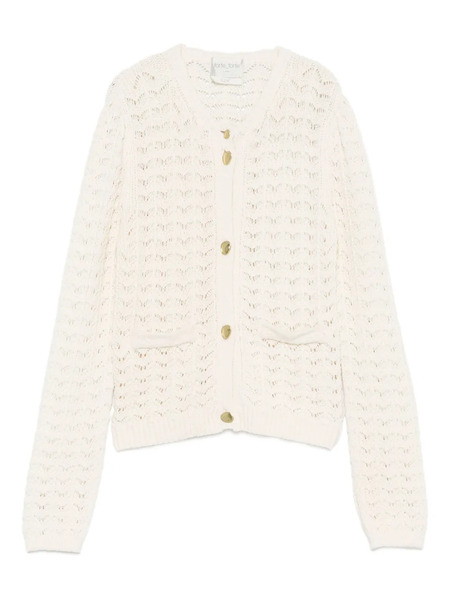  Forte Forte Buttoned Pockets Cardigan - White 