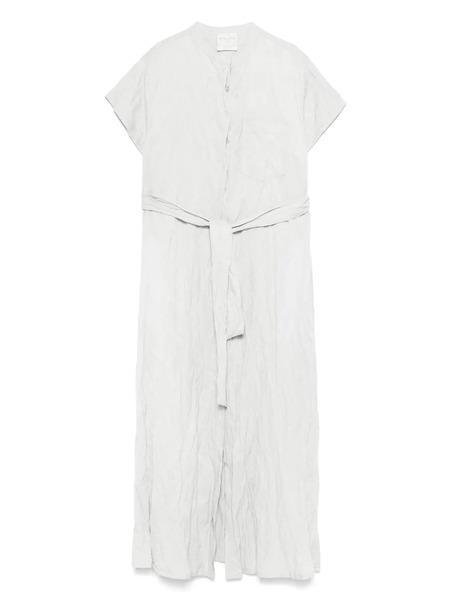  Forte Forte Crinkle-finish Midi Dress - Grey 
