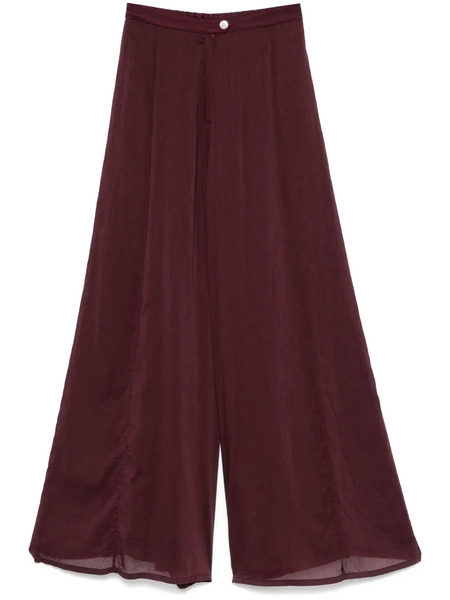  Forte Forte Cropped Palazzo Pants - Red 