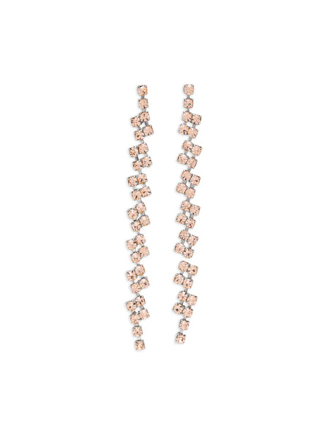  Forte Forte Crystal-embellished Drop Earrings - Orange 