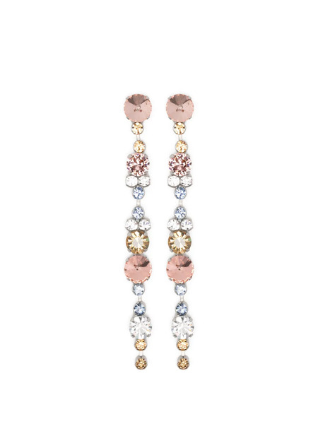  Forte Forte Crystal-pendant Earrings - Silver 