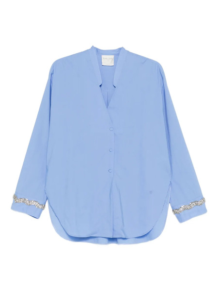  Forte Forte Embellished Shirt - Blue 