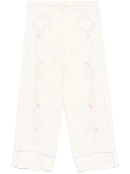  Forte Forte Embroidered Trousers - Neutrals 