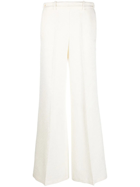  Forte Forte Fine-ribbed Wide-leg Trousers - Neutrals 