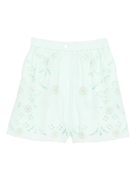  Forte Forte Floral Embroidery Trousers - Green 