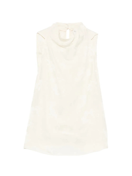  Forte Forte Floral High-neck Top - Neutrals 