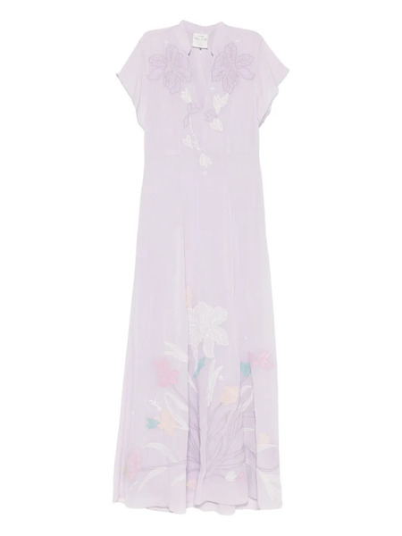  Forte Forte Floral Maxi Dress - Purple 