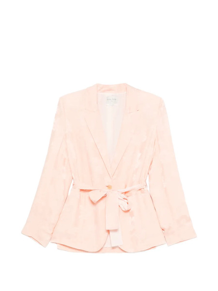  Forte Forte Floral-print Belted Jacket - Pink 