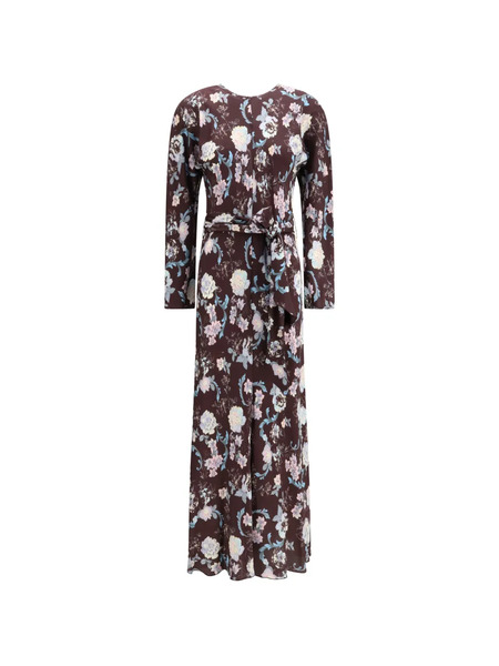  Forte Forte Floral-print Maxi Dress - Brown 