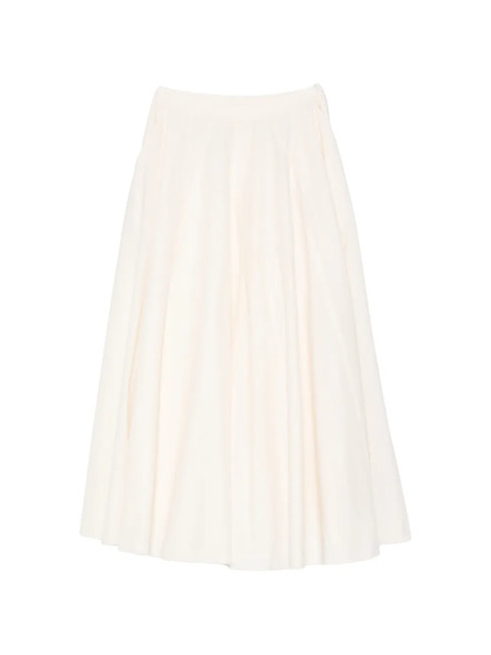  Forte Forte Gathered Midi Skirt - Neutrals 
