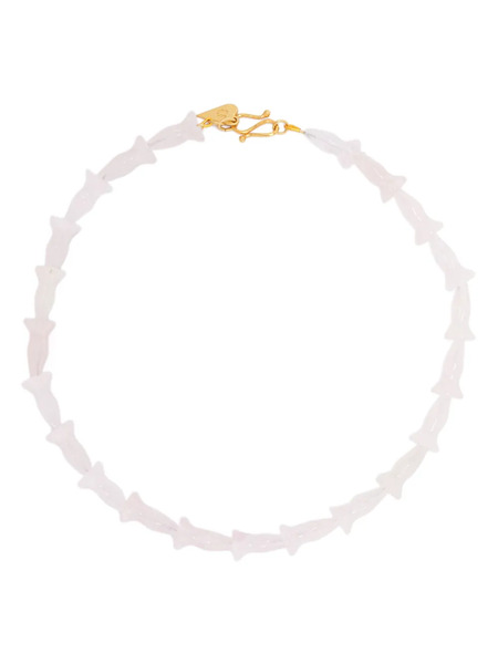  Forte Forte Gemstone-flowers Necklace - Pink 