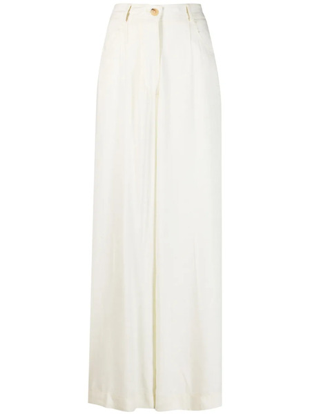  Forte Forte High-waisted Wide-leg Trousers - Neutrals 