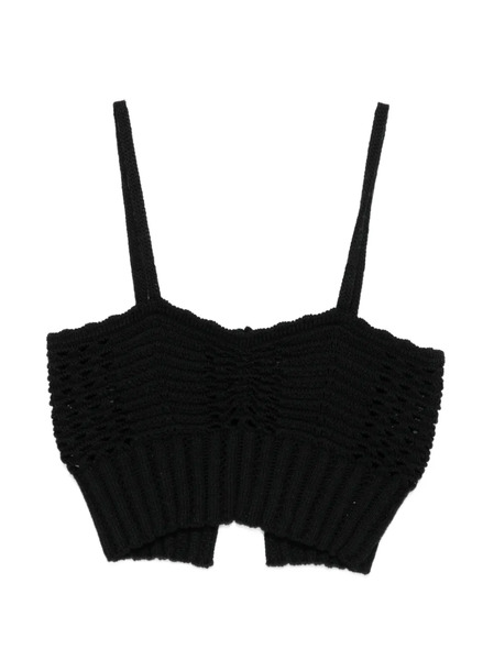  Forte Forte Knitted Bralette Top - Black 