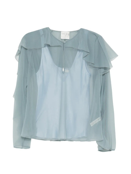  Forte Forte Layered Blouse - Blue 