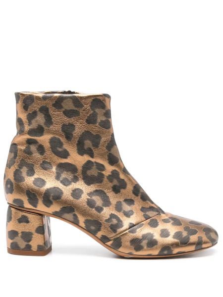  Forte Forte Leopard-print Ankle Boots - Brown 