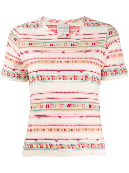  Forte Forte My T Shirt Pimento T-shirt - Neutrals 