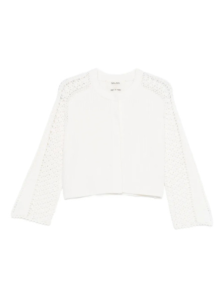  Forte Forte Openwork-sleeve Cardigan - White 