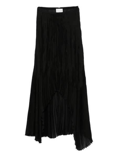  Forte Forte Pleated Asymmetric Skirt - Black 