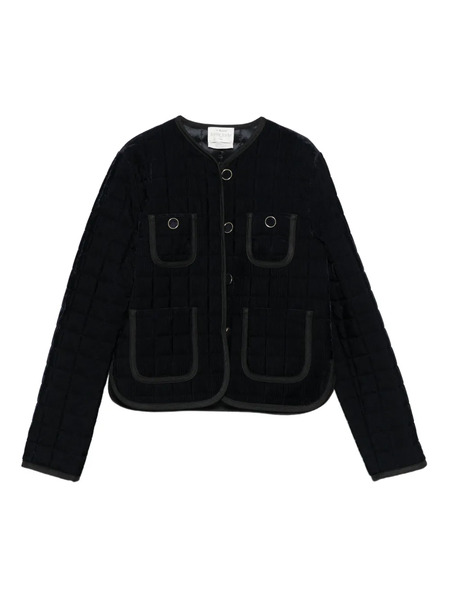  Forte Forte Quilted Patch-pockets Jacket - Blue 
