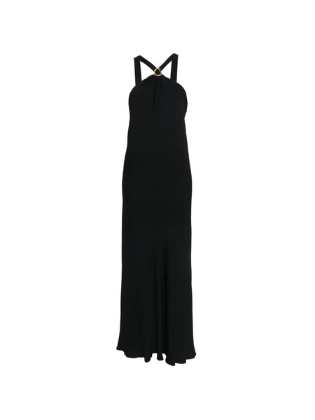  Forte Forte Ring Halterneck Midi Dress - Black 