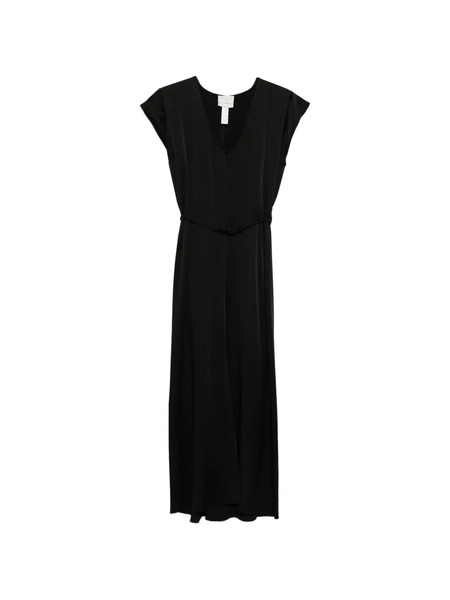  Forte Forte Satin Midi Dress - Black 