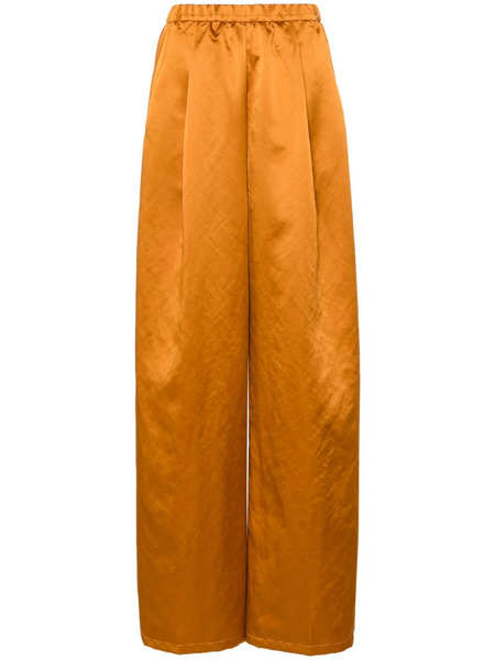  Forte Forte Satin Palazzo Pants - Orange 