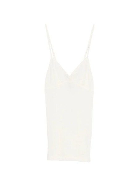  Forte Forte Scalloped-trim Top - Neutrals 