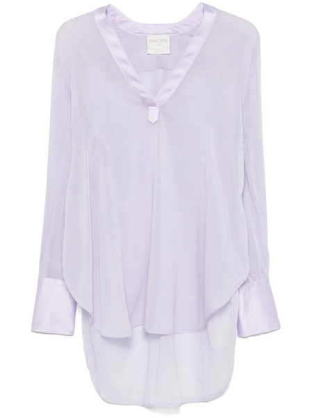  Forte Forte Semi-sheer Tunic - Purple 