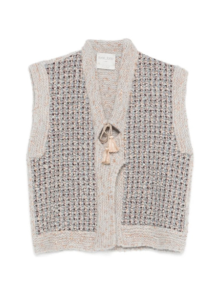  Forte Forte Sleeveless Cardigan - Grey 