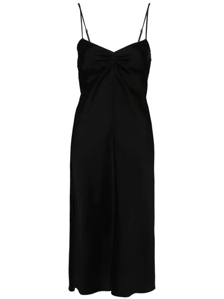  Forte Forte Sleeveless Satin Dress - Black 