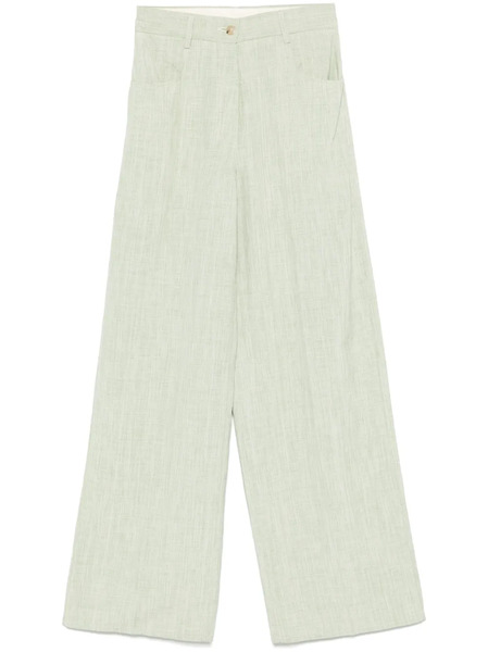  Forte Forte Slub Trousers - Green 