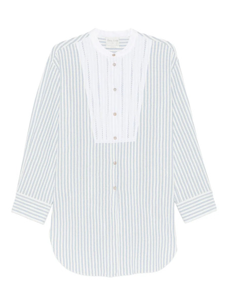  Forte Forte Striped Button Shirt - Blue 