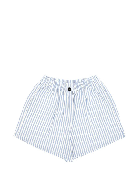  Forte Forte Striped Button Shorts - White 
