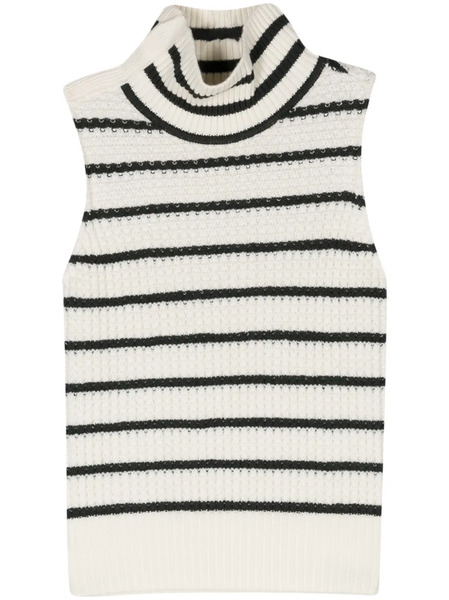  Forte Forte Striped Sleeveless Blouse - Neutrals 
