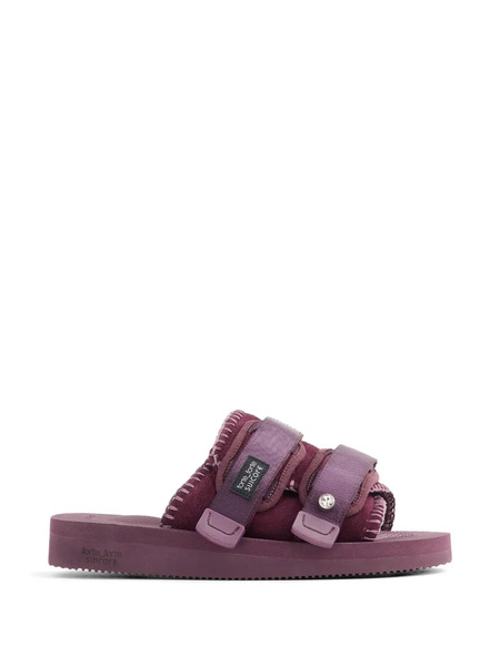  Forte Forte Suicoke Double-strap Leather Sandals - Purple 