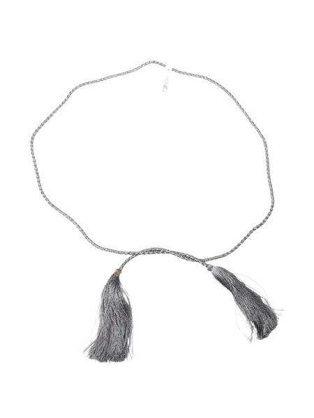  Forte Forte Tassel Belt - Silver 