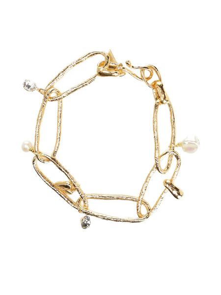  Forte Forte Textured Chain Bracelet - Gold 