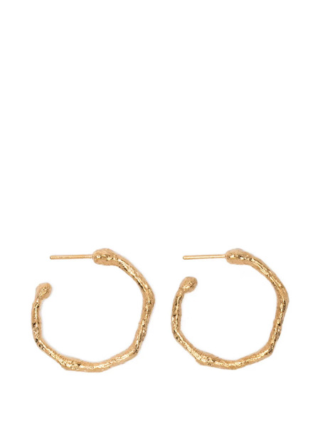  Forte Forte Textured Hoop Earrings - Gold 