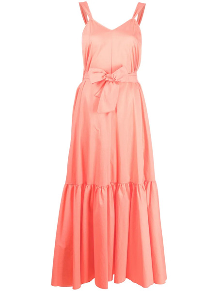  Forte Forte Tied-waist Tiered Dress - Pink 