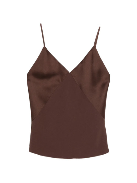  Forte Forte V-neck Top - Brown 