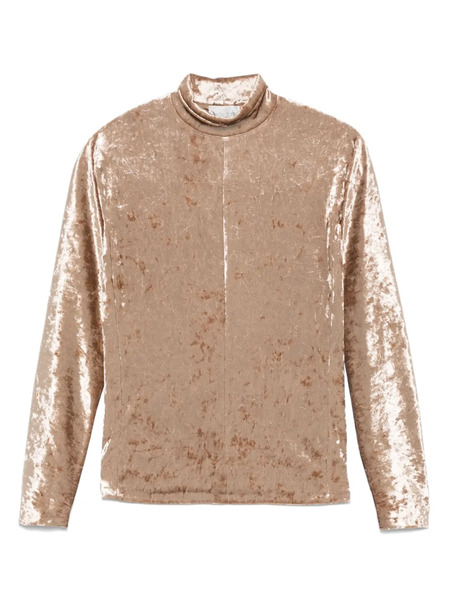  Forte Forte Velvet-finish Top - Brown 