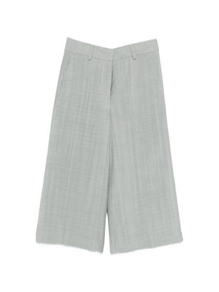  Forte Forte Wide-leg Cropped Trousers - Grey 