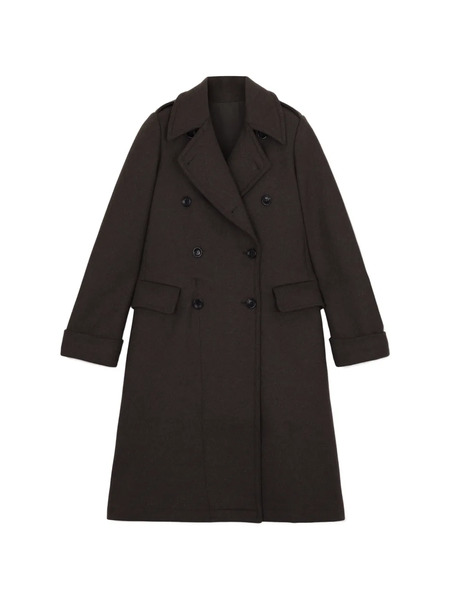  Fortela Balbo Double-breasted Flap Coat - Green 